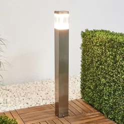 Baily - roestvrijstalen tuinpadverlichting met LED's