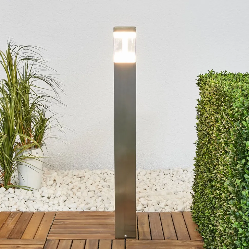 Baily - roestvrijstalen tuinpadverlichting met LED's