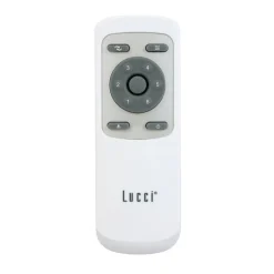 Baken ventilator met licht Klimaat IV messing/walnoot stil