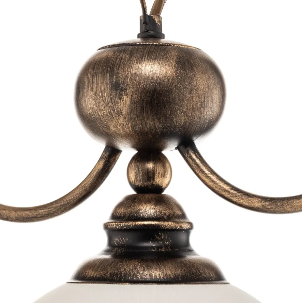 Balk hanglamp Casale, 3-lamps lengte 74cm