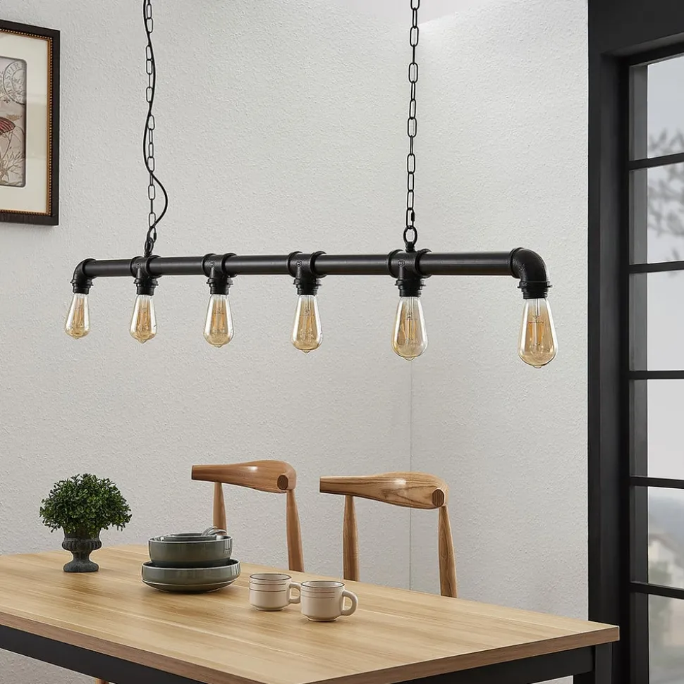 Balk hanglamp Josip in industriële stijl