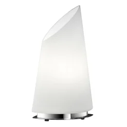 BANKAMP Sail tafellamp van glas, hoogte 42cm, dimbaar