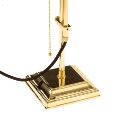 Bankierslamp GITA van gepolijst messing