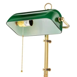 Bankierslamp GITA van gepolijst messing