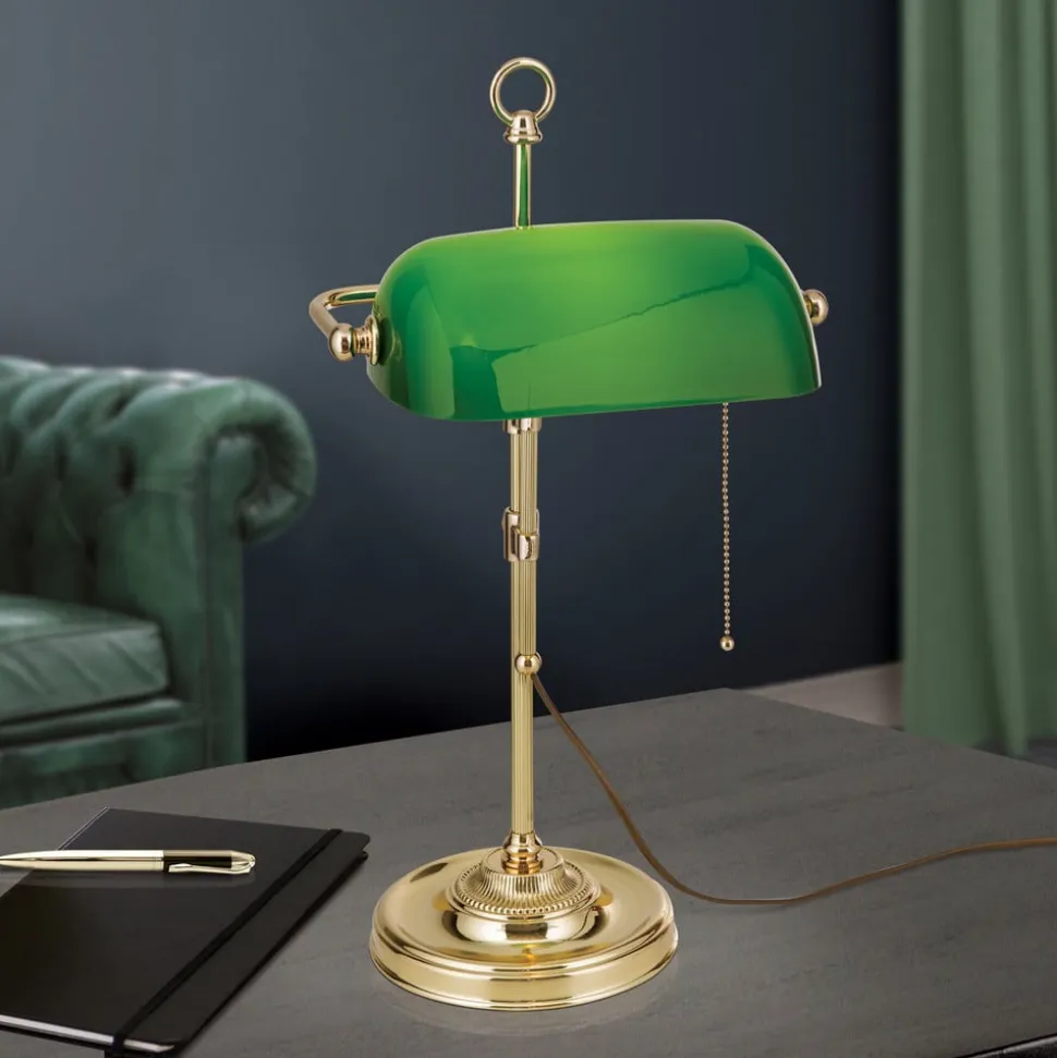 Bankierslamp Harvard met trekschakelaar