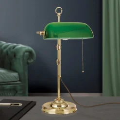 Bankierslamp Harvard met trekschakelaar