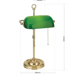 Bankierslamp Harvard met trekschakelaar