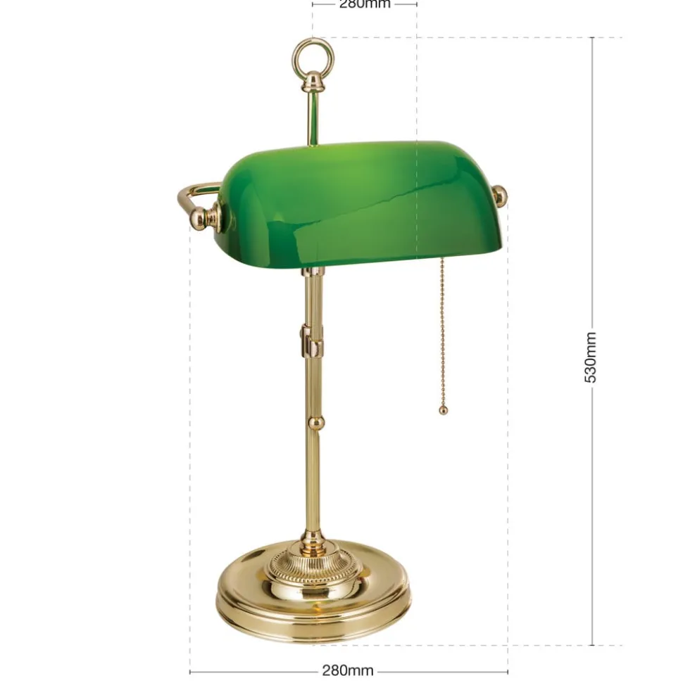 Bankierslamp Harvard met trekschakelaar