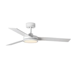 Barth LED plafondventilator met verlichting, wit