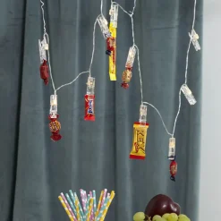 Batterijbediende LED foto-ketting Clippy timer