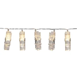 Batterijbediende LED foto-ketting Clippy timer