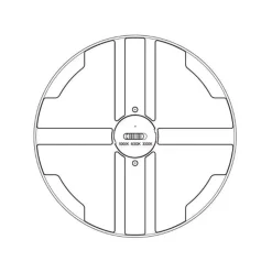 Beacon LED lamp GX53, 18 W, CCT, Ø 20 cm