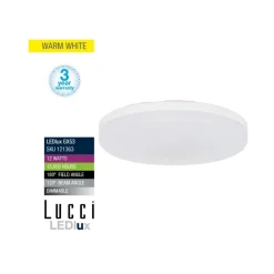 Beacon LED lamp GX53 12W Ø 12,8 cm 3.000K 3 dimbaar
