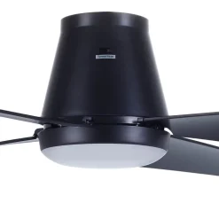 Beacon LED plafondventilator Aria CTC, zwart, 122 cm, stil