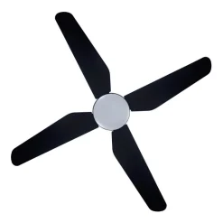 Beacon LED plafondventilator Aria CTC, zwart, 122 cm, stil