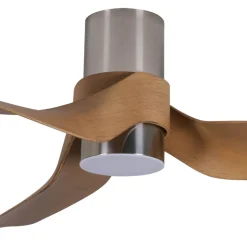 Beacon plafondventilator met licht Nautica chroom mat stil