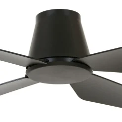 Beacon plafondventilator Aria CTC, zwart, Ø 121 cm, stil