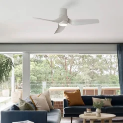 Beacon plafondventilator met licht Nautica, wit, stil