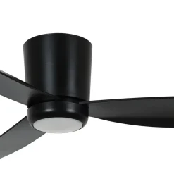 Beacon plafondventilator met lichtarray zwart 137 cm stil