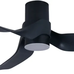 Beacon plafondventilator met licht Nautica, zwart, stil