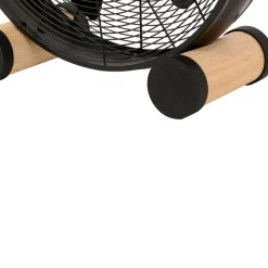 Beacon tafelventilator Breeze, zwart/as Ø 41 cm, stil