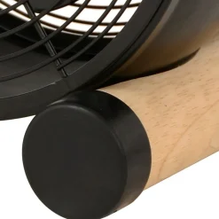 Beacon tafelventilator Breeze, zwart/as, Ø 20 cm, stil