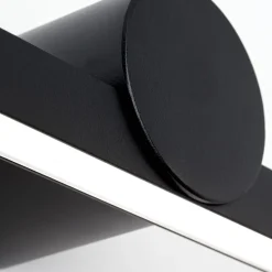 Beauty LED spiegellamp, breedte 101cm, zwart