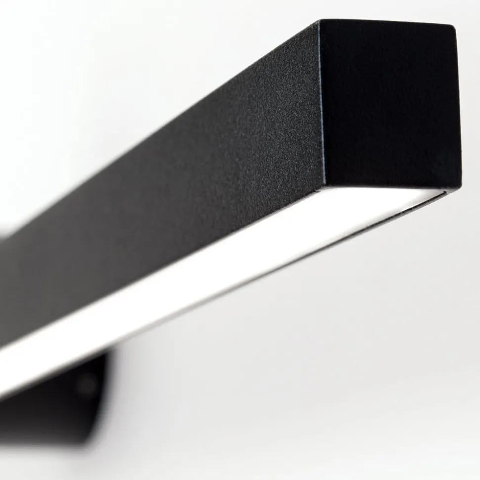 Beauty LED spiegellamp, breedte 101cm, zwart