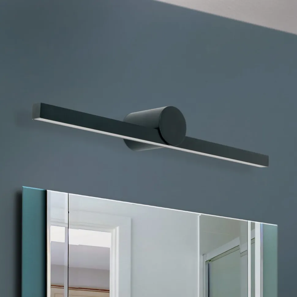 Beauty LED spiegellamp, breedte 61cm, zwart