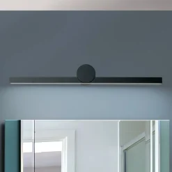 Beauty LED spiegellamp, breedte 61cm, zwart