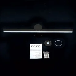 Beauty LED spiegellamp, breedte 61cm, zwart