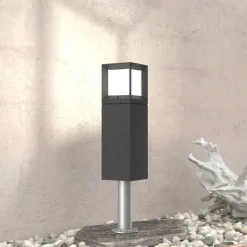 BEGA 84604 - LED sokkellamp in grafiet, 3.000 K