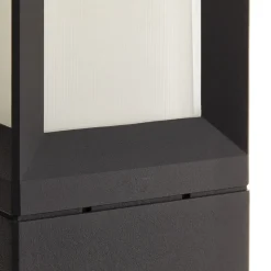 BEGA 84604 - LED sokkellamp in grafiet, 3.000 K