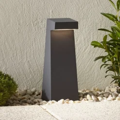 BEGA 77276 - LED sokkellamp in grafiet, 3.000 K