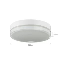 Bega 12128 LED plafondlamp DALI 930 wit 26cm
