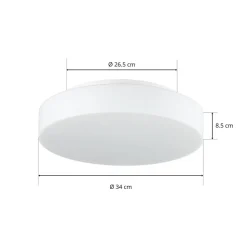 Bega 50651 LED plafondlamp opaal glas 3.000K Ø34cm