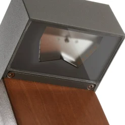 BEGA 84498 LED tuinpadverlichting, grafiet, hoekig