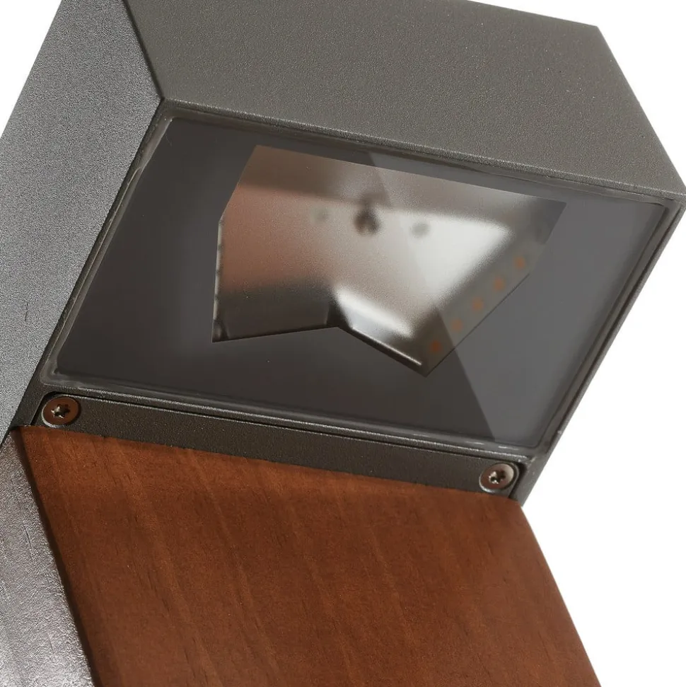 BEGA 84498 LED tuinpadverlichting, grafiet, hoekig