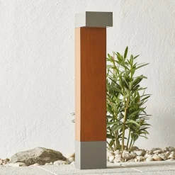 BEGA 84498 LED tuinpadverlichting, zilver, hoekig