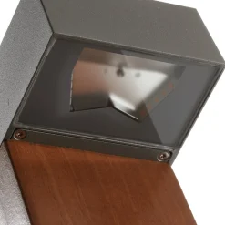 BEGA 84498 LED tuinpadverlichting, zilver, hoekig