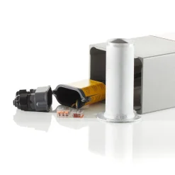 BEGA 84498 LED tuinpadverlichting, zilver, hoekig