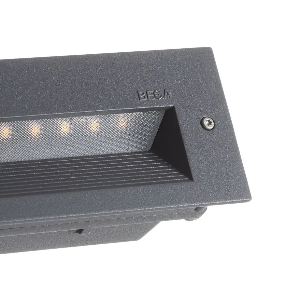 BEGA 33053 LED-wandmontage 3.000K grafiet 17 cm