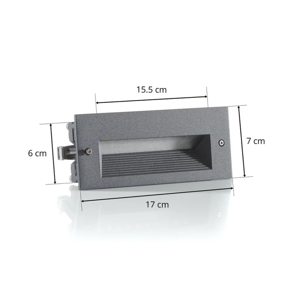 BEGA 33053 LED-wandmontage 3.000K grafiet 17 cm