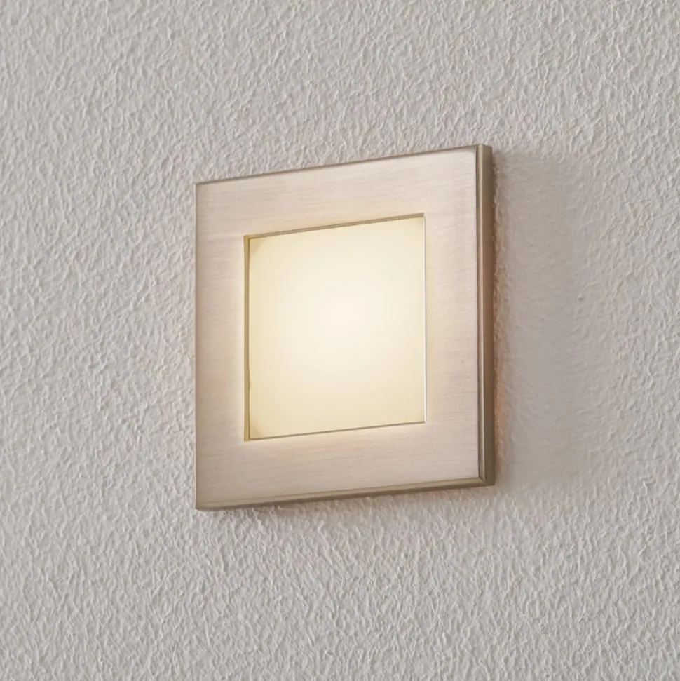 BEGA Accenta wandinbouw hoekig frame staal 160lm