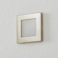 BEGA Accenta wandinbouw hoekig frame staal 160lm