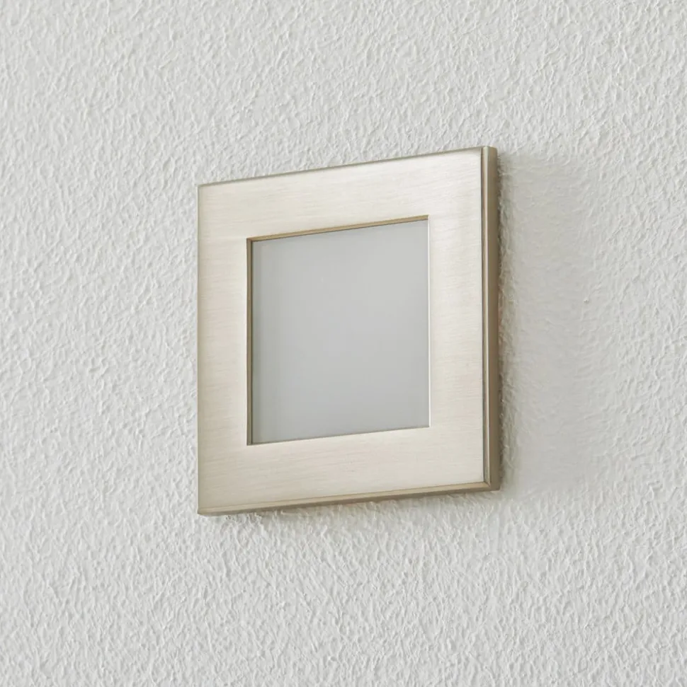 BEGA Accenta wandinbouw hoekig frame staal 160lm