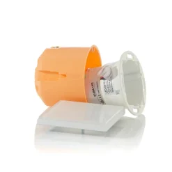 BEGA Accenta wandinbouw hoekig ring wit 315lm