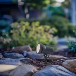 Bega buitenspot 85009, grafiet, gegoten aluminium, stekker