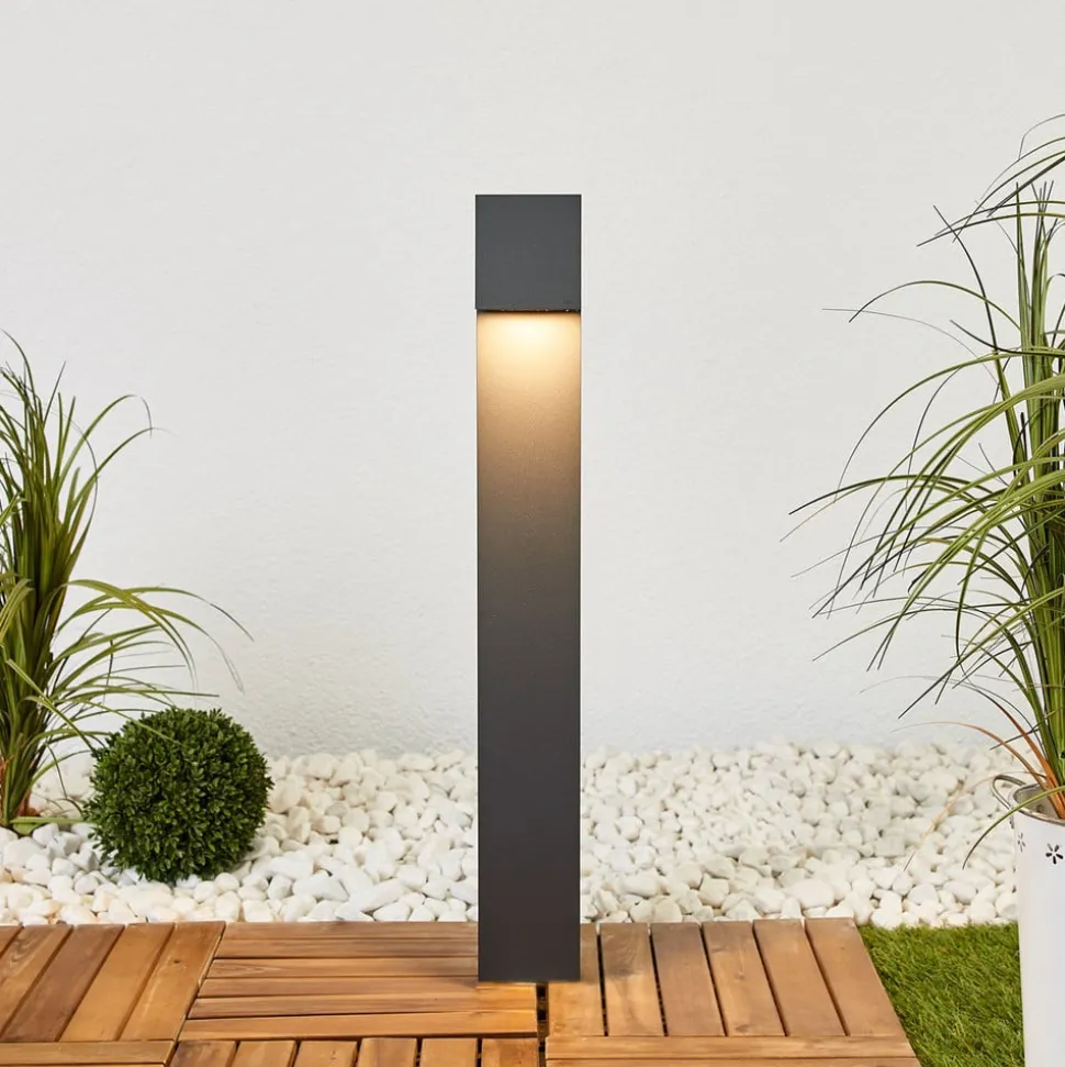 BEGA 77237K3 tuinlicht hoekig grafiet 3000K onder