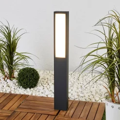 BEGA 77246K3 tuinlicht hoekig grafiet 3000K 1zijde